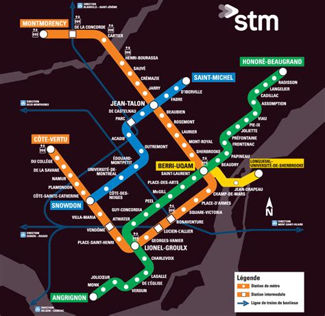 montmorency metro station map